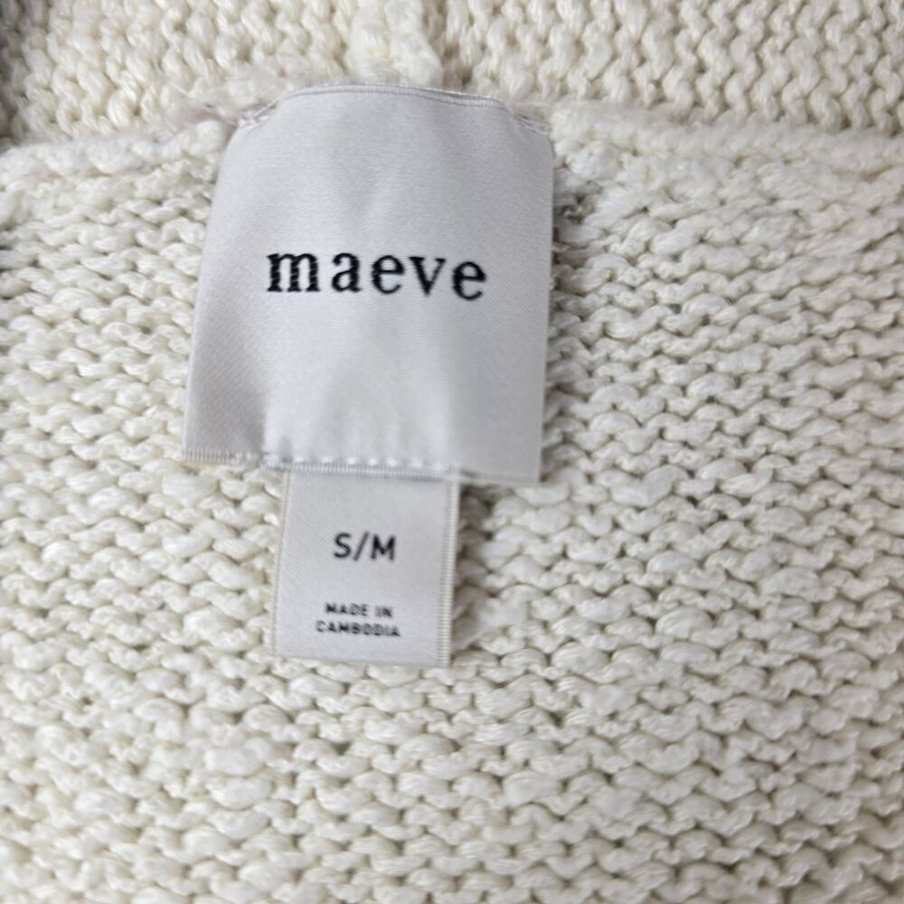 NWT Maeve x Anthropologie Nautical Buoy Whale Cardigan Sweater. Sz S/M. - Picture 9 of 12